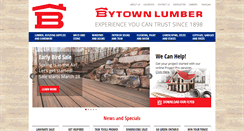 Desktop Screenshot of bytownlumber.com