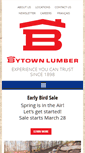 Mobile Screenshot of bytownlumber.com